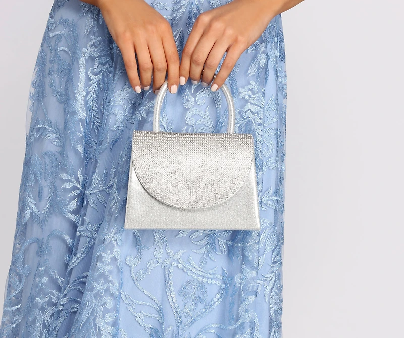 Shine A Light Rhinestone Mini Purse