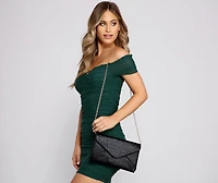 Glamorous Vibes Envelope Clutch