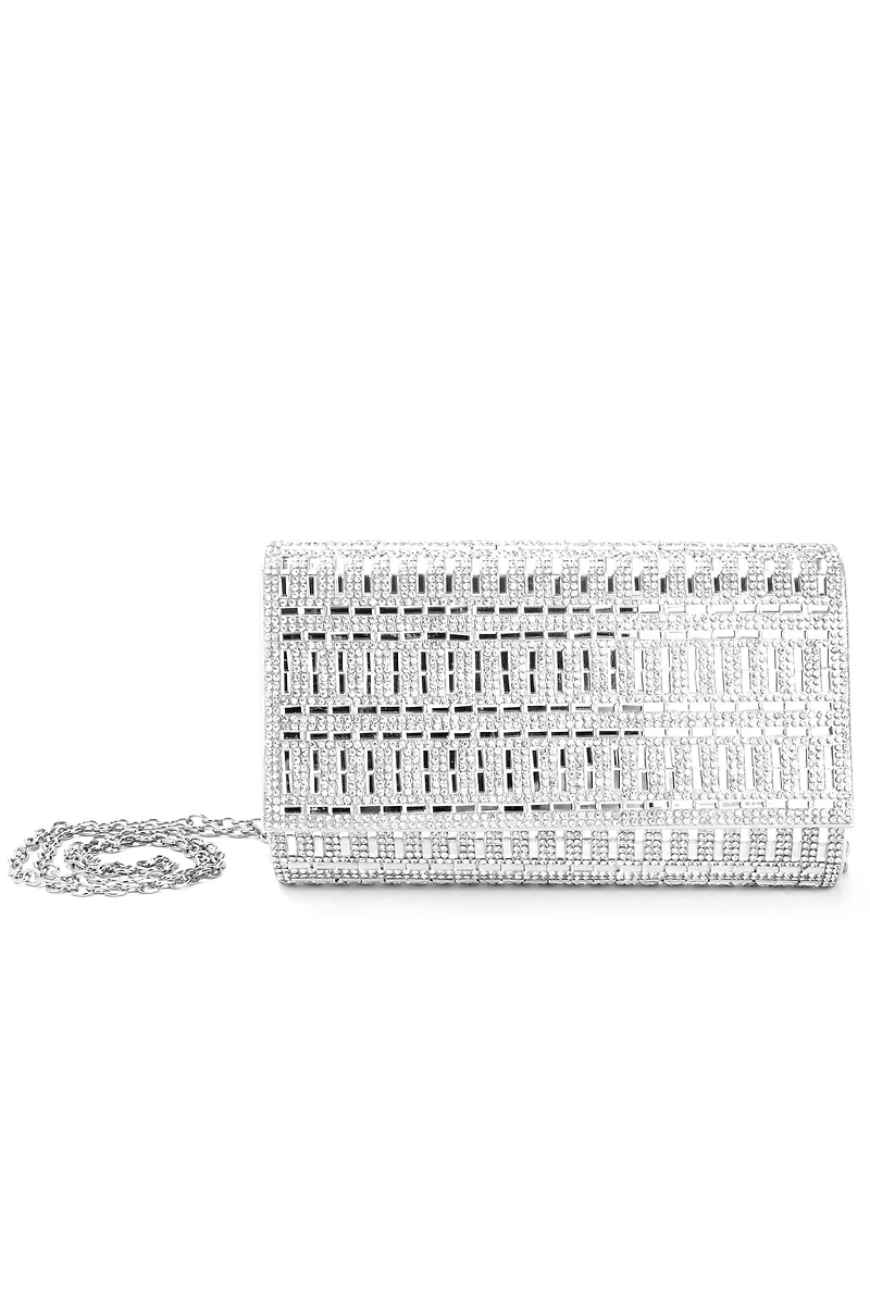 Baguette Rhinestone Clutch