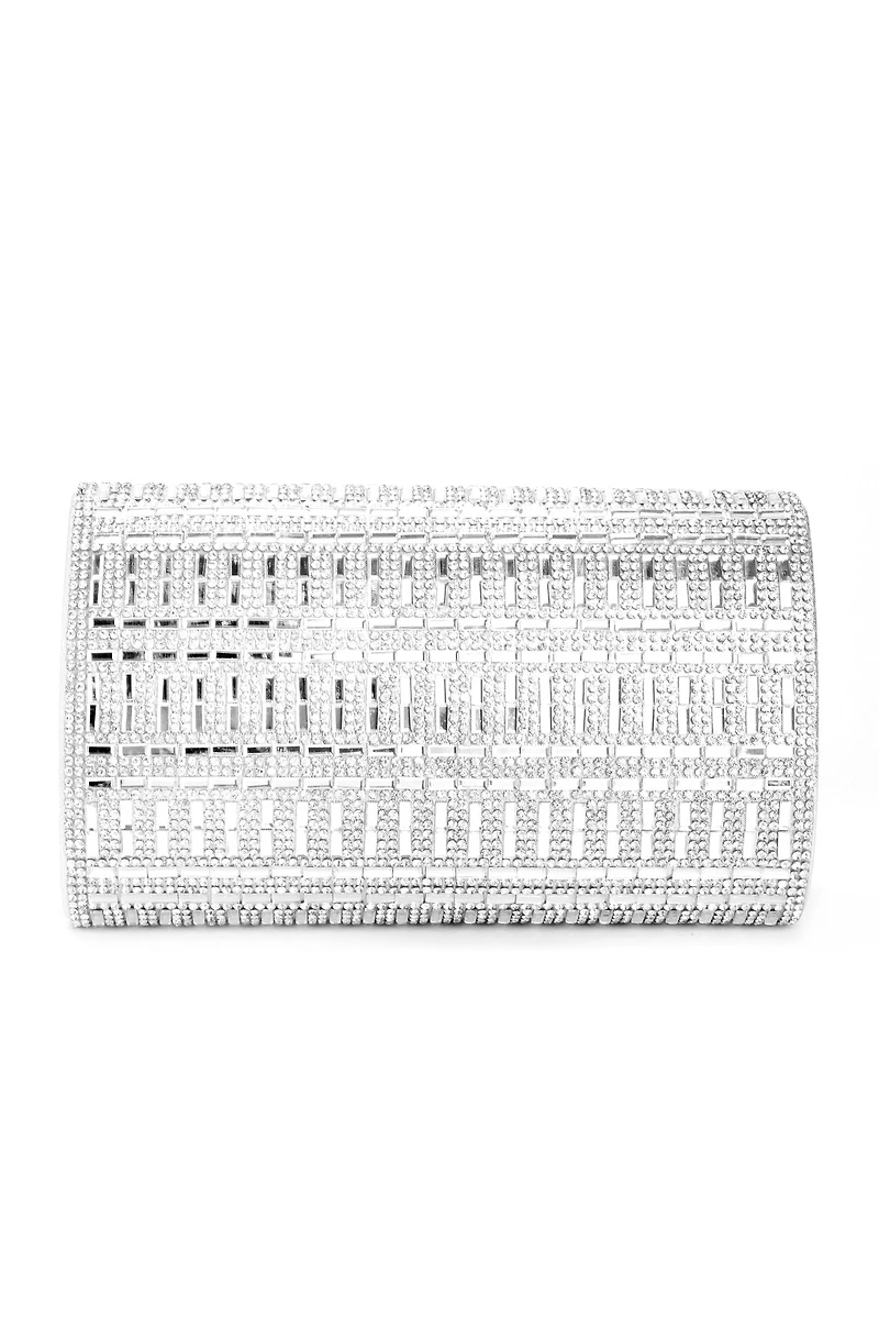 Baguette Rhinestone Clutch
