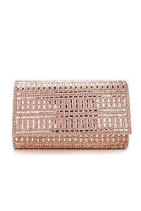 Baguette Rhinestone Clutch