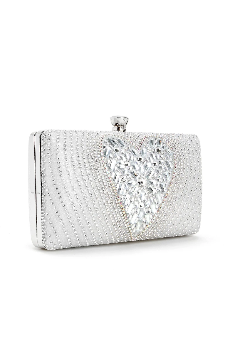 Until Midnight Rhinestone Clutch