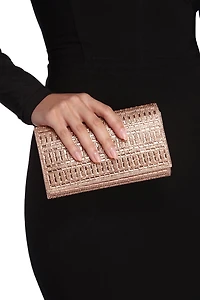 Sparkle And Shine Rhinestone Clutch