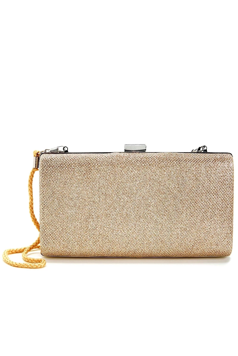 Glam Glitter Box Clutch