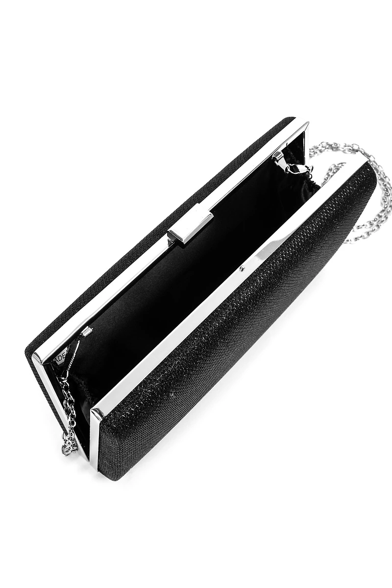 Glam Glitter Box Clutch