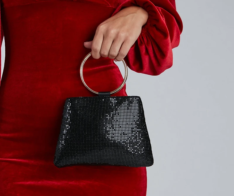 Glam Affair Rhine Mesh Tote