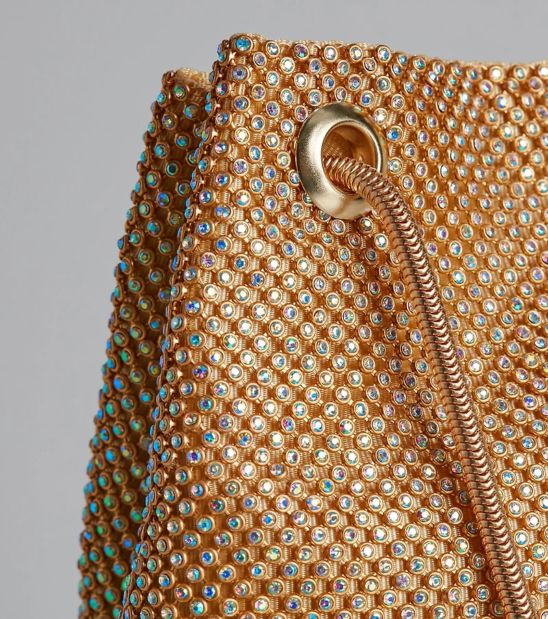 Party Of One Rhine Mesh Bucket Bag