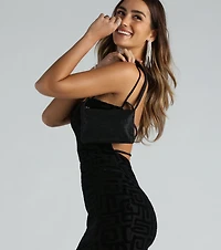 Sparkle Party Rhinestone Shoulder Bag