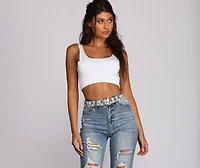 Sleek Snake Belt