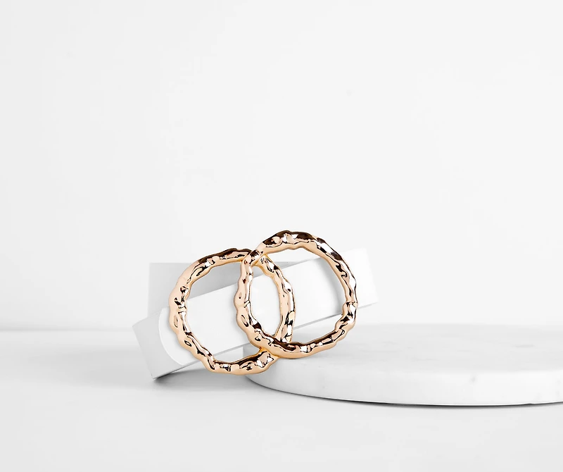 Essential Textured O Ring Belt