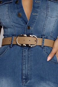 Fab Double D Ring Belt