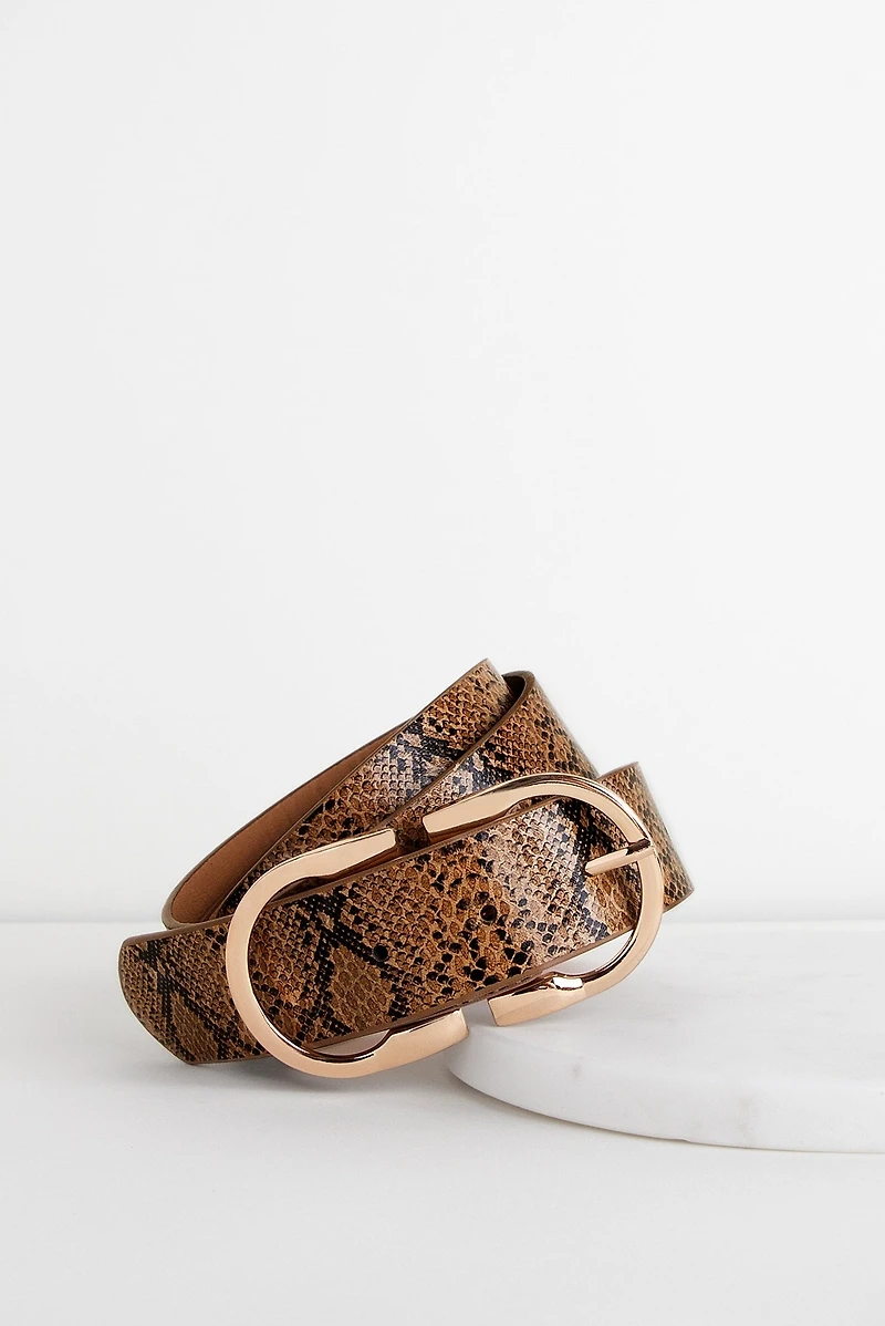 Fab Double D Ring Belt