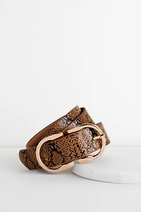 Fab Double D Ring Belt