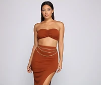 Layered Luxe Swag Chain Belt