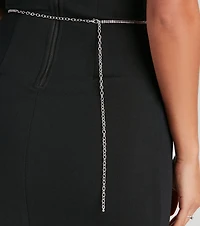 Glam Story Rhinestone Belt