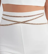 Embellished Look Rhinestone Belt