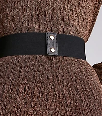 Chic Splendor Beaded Stretch Belt
