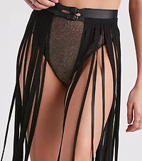 Wild And Free Long Fringe Belt