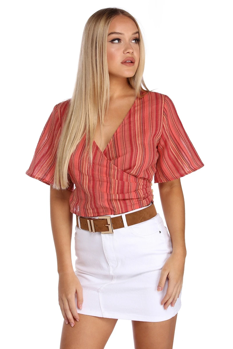 Stylish Square Buckle Belt