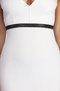 Gleaming Rhinestone Belt