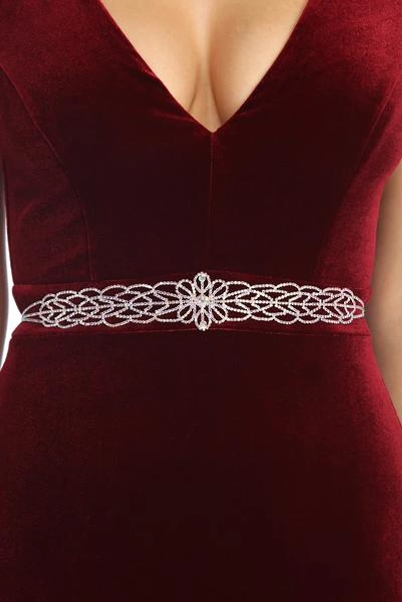 Blooming Beauty Rhinestone Belt