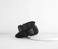 Double Western Buckle Belt