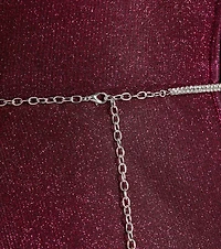 Perfectly Luxe Rhinestone Braided Belt