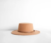 Belted Boater Hat