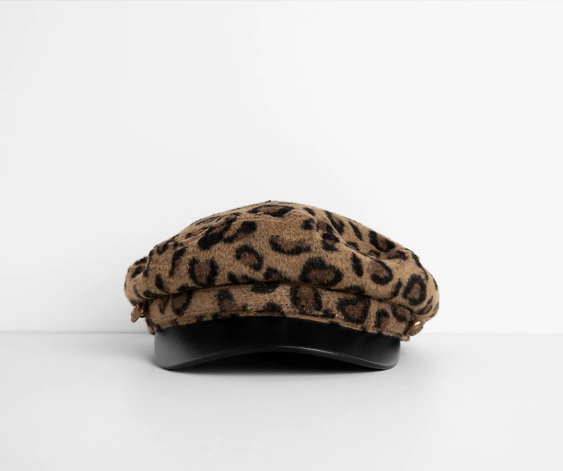 Leopard Cabby Hat