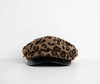 Leopard Cabby Hat