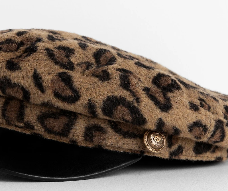 Leopard Cabby Hat