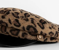 Leopard Cabby Hat