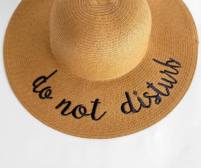 Do Not Disturb Woven Hat