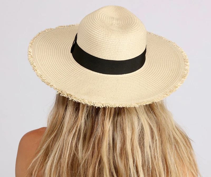 Sunny Days Straw Panama Hat