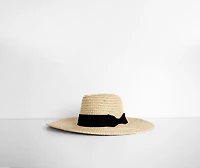 Time For A Trip Straw Panama Hat