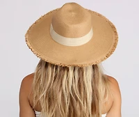 Summer Is My Season Straw Panama Hat
