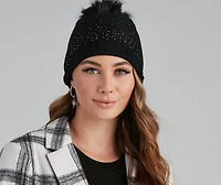 Cozy Heat Stone Knit Beanie