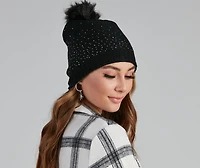 Cozy Heat Stone Knit Beanie