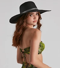 Country Club Rhine Straw Floppy Hat