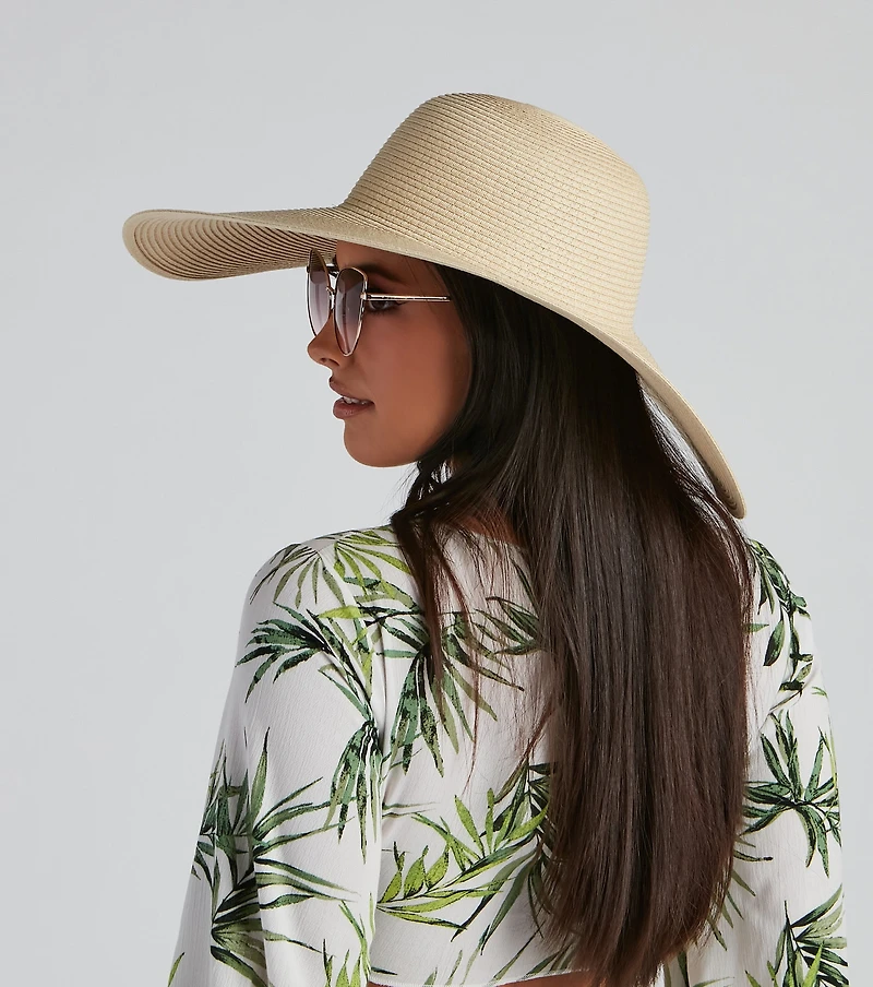 The Shade Straw Floppy Hat