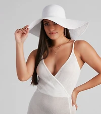 The Shade Straw Floppy Hat