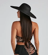 The Shade Straw Floppy Hat