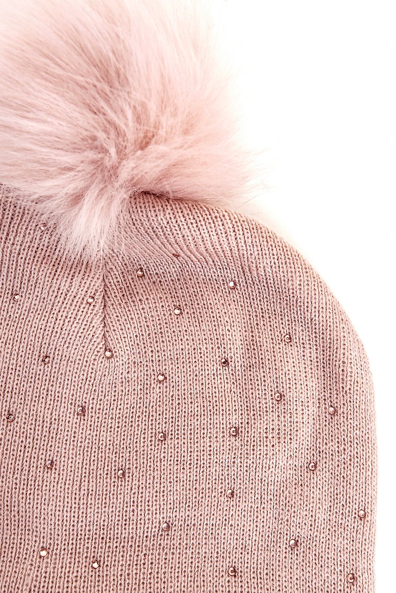 Cozy Heat Stone Knit Beanie