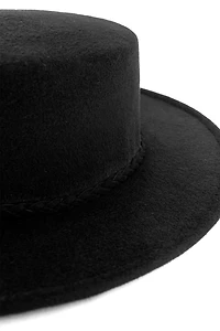 Braided Classic Boater Hat