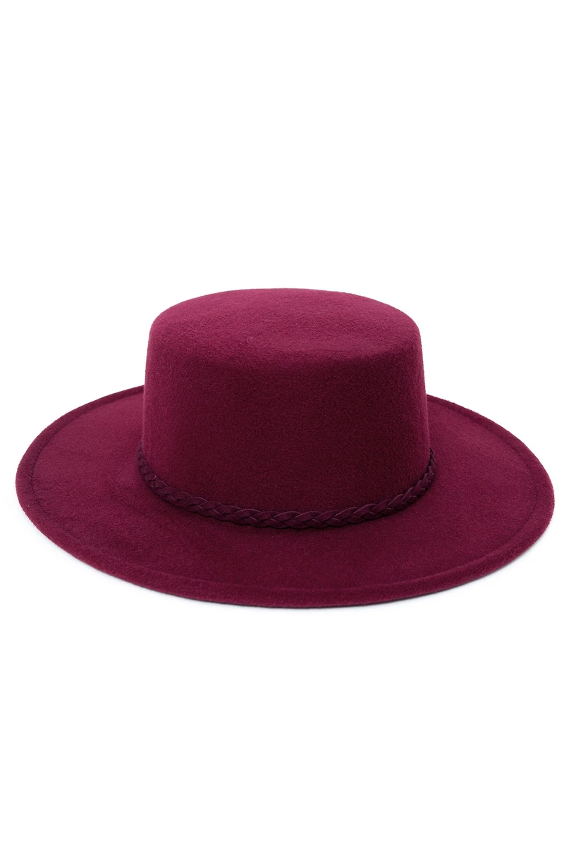 Braided Classic Boater Hat
