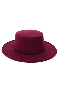Braided Classic Boater Hat