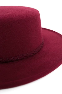Braided Classic Boater Hat