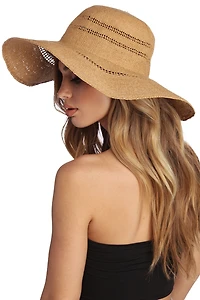 Sun Babe Floppy Straw Hat