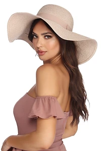 Stylin' Straw Floppy Hat