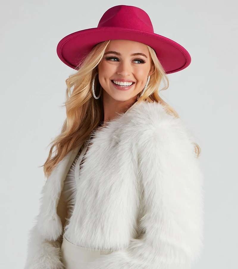 Glam Western Rhinestone Fedora